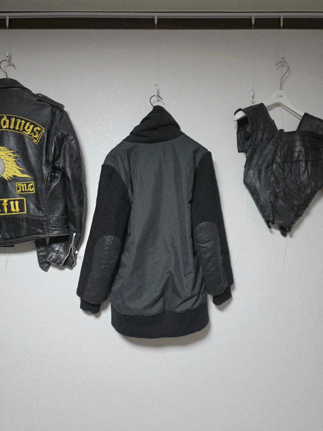 Gomme mixed buckle closure coat 상품이미지2