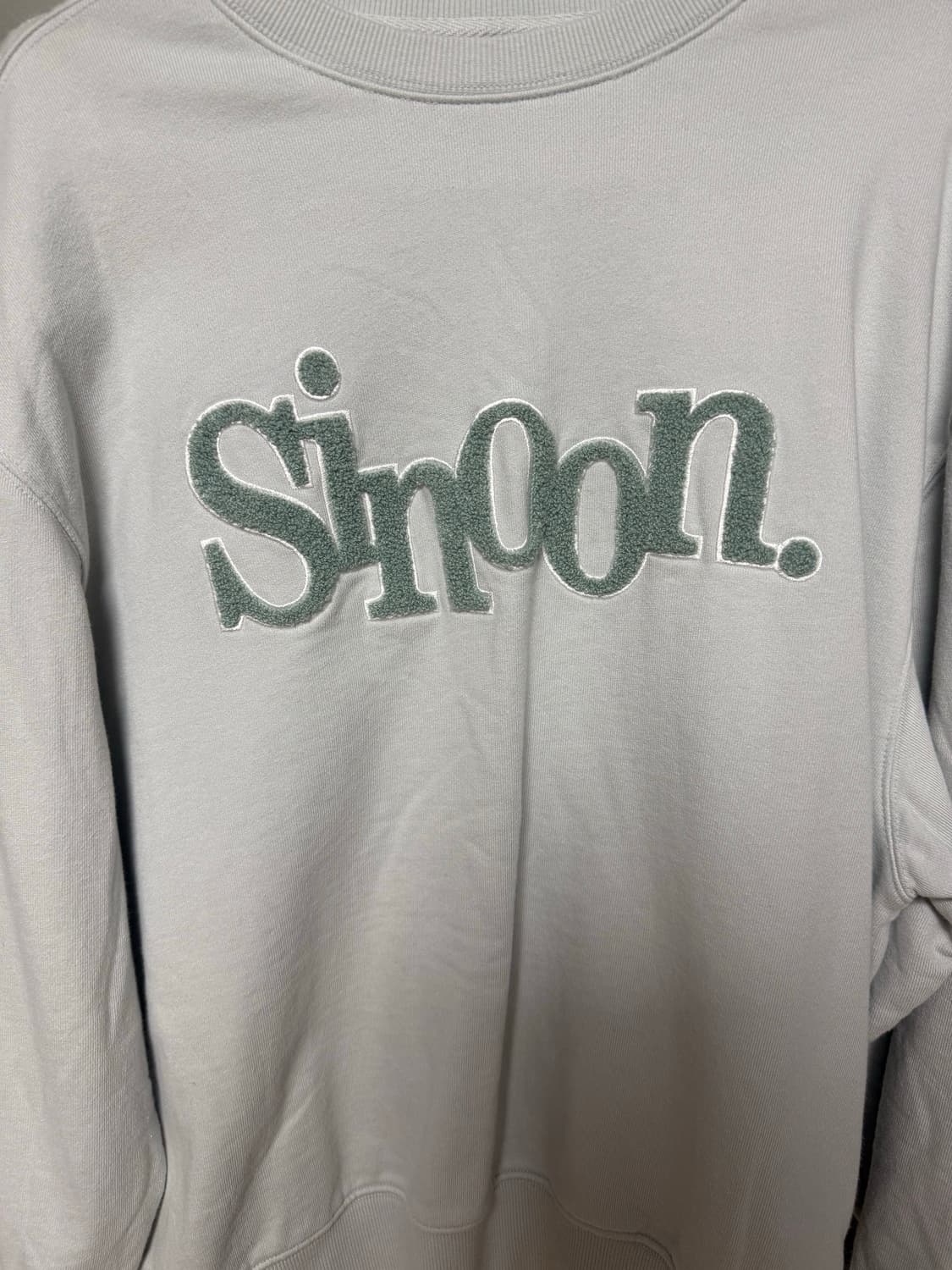 시눈 Boucle Logo Sweatshirt (Greyish Blue) 상품이미지5