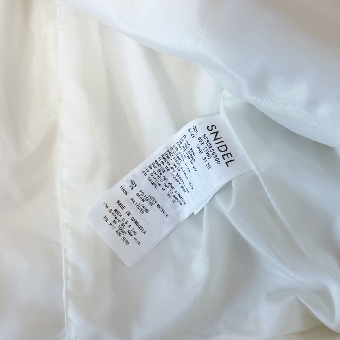 SNIDEL 히메갸루 오네갸루 달천깔 바닐라 케이프 코트 ≽^•⩊•^≼ 상품이미지7