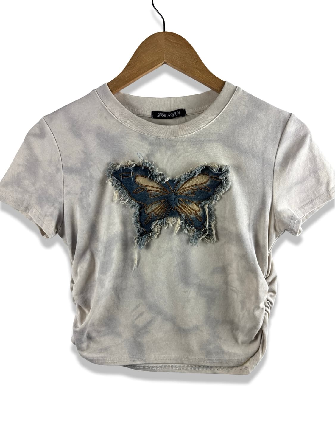 JPN 버터플라이 자수 패치 슬리브2360 상품이미지1