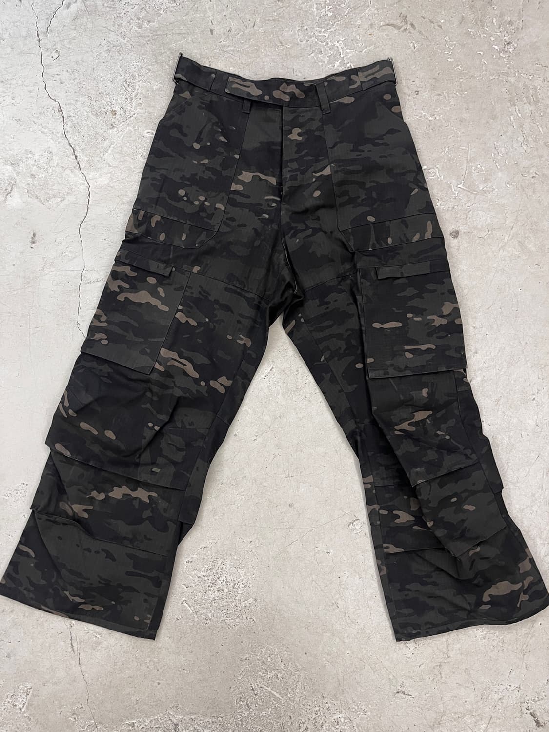 [4] 해칭룸 퍼티그 오버팬츠 립스탑 카모 상품이미지1