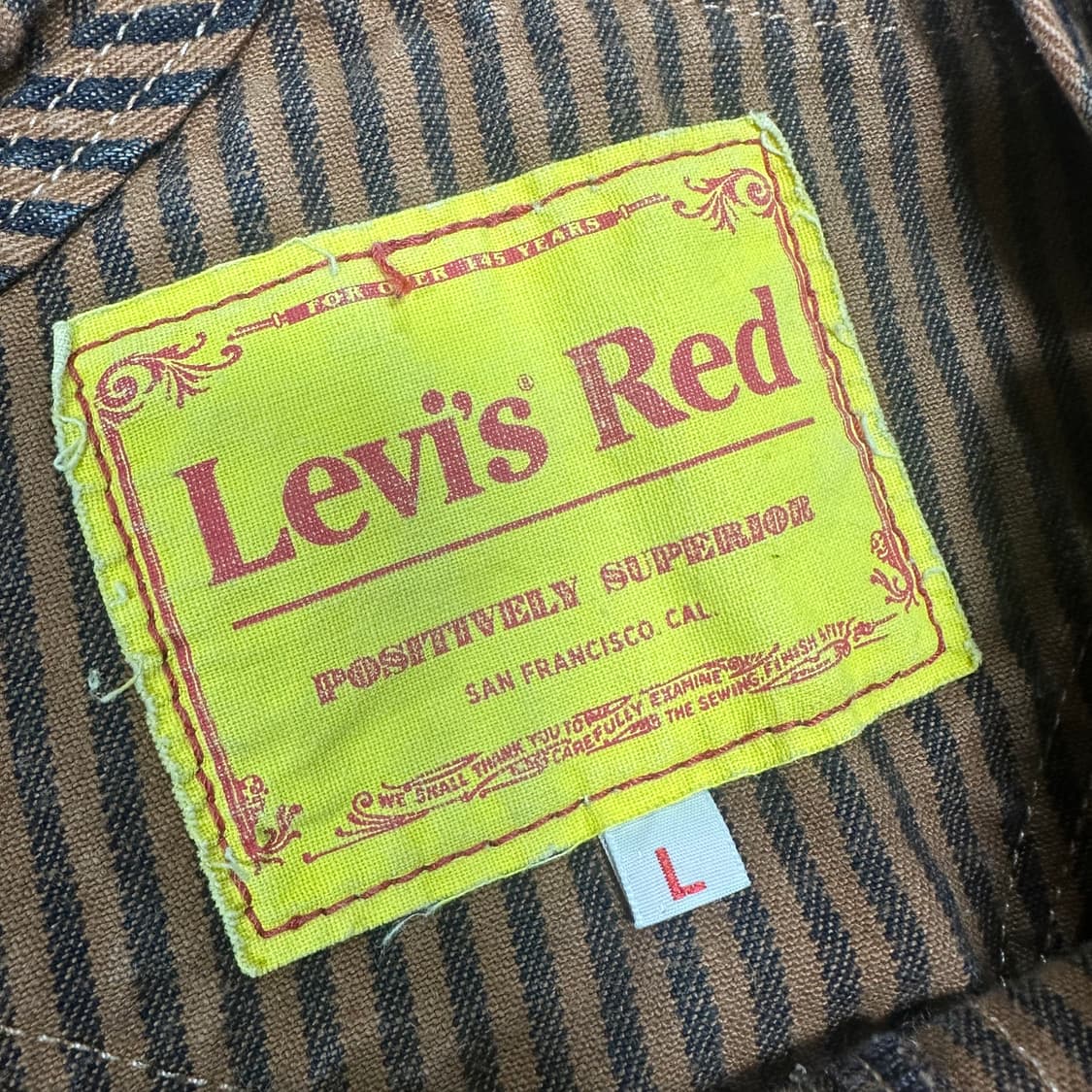 ✨ (바배) 리바이스 레드탭 히코리 데님 오버롤 멜빵 바지  상품이미지4