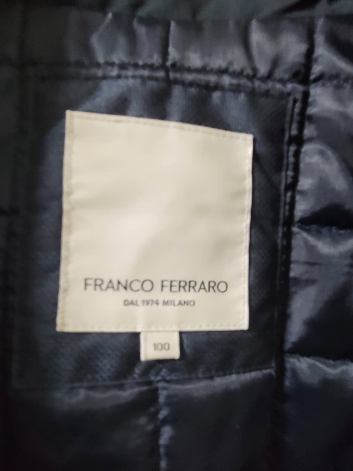 Franco Ferraro 프랑코페라로 블루종 자켓 100 사이즈 네이비 상품이미지8