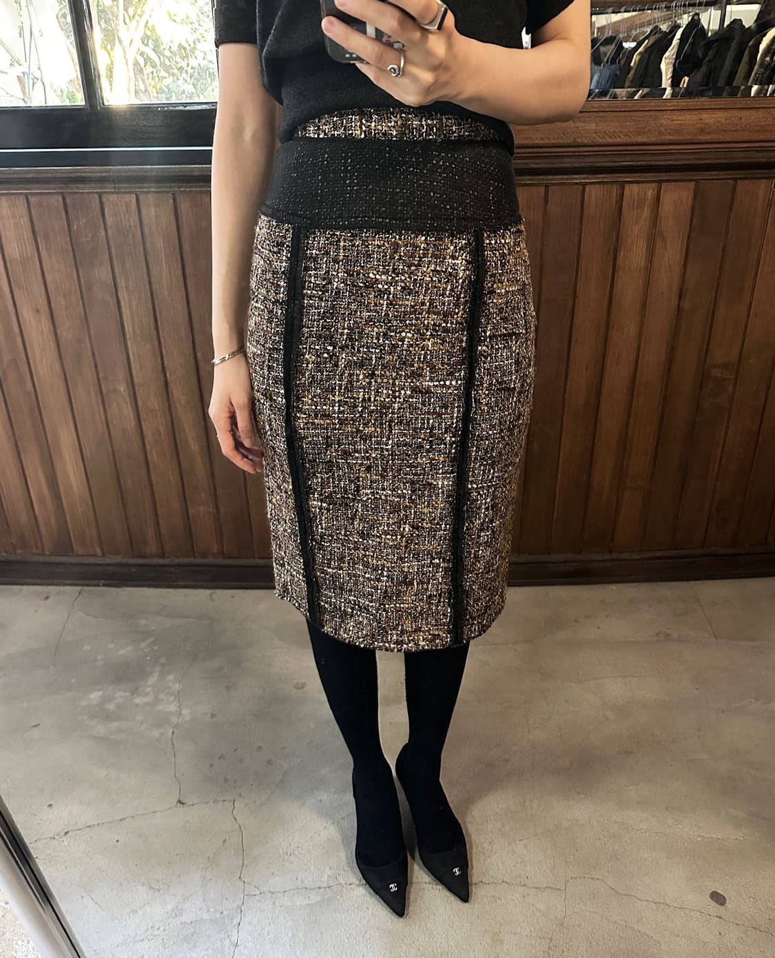 D&G mixed tweed skirt 상품이미지3