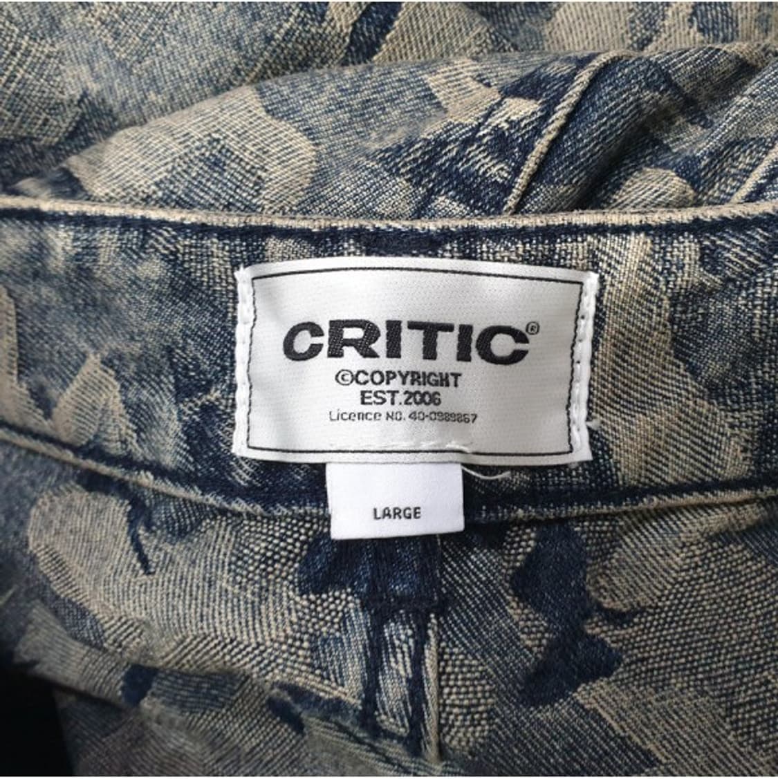 크리틱 카모 데님팬츠(32) 상품이미지7