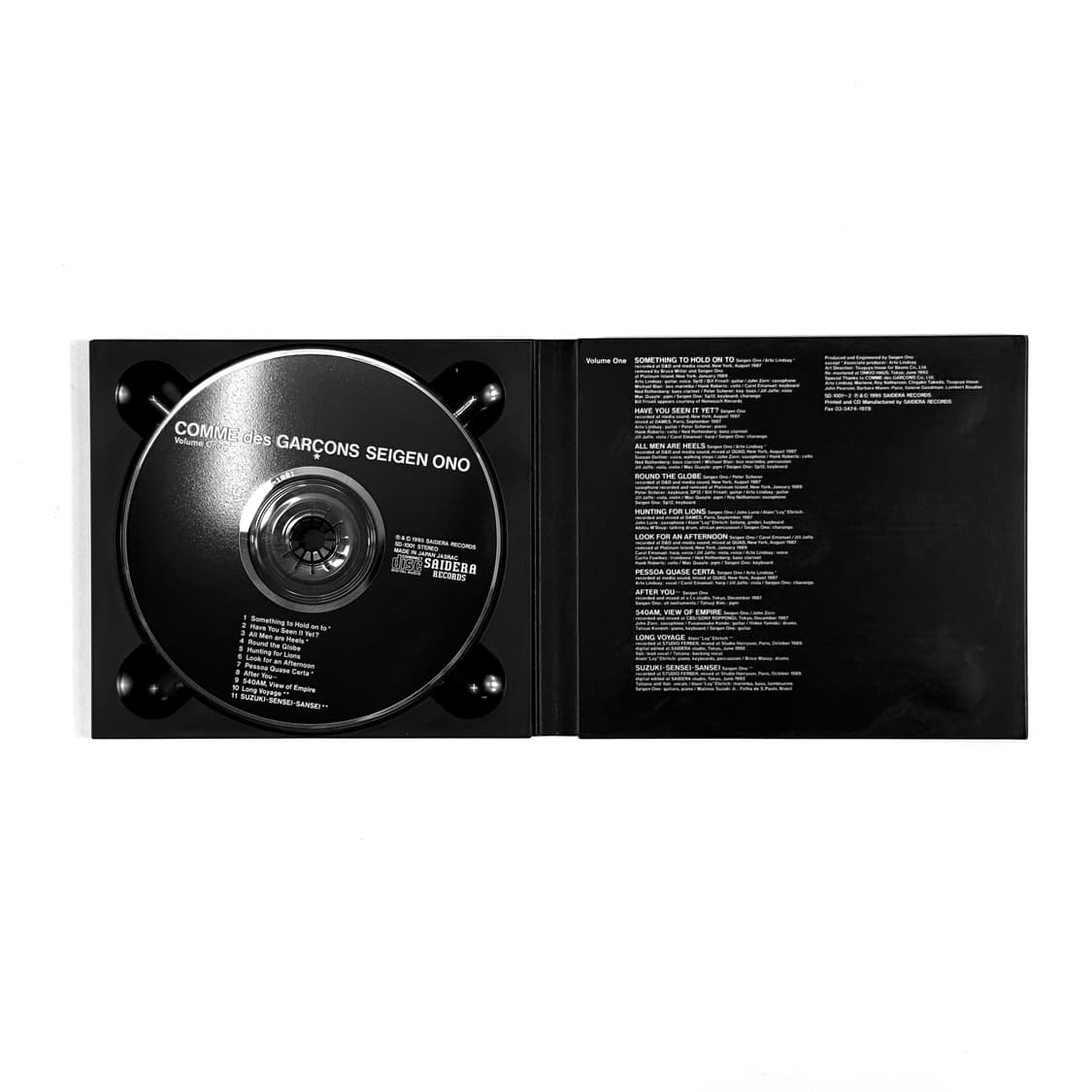 꼼데가르송 SEIGEN ONO CD 상품이미지2