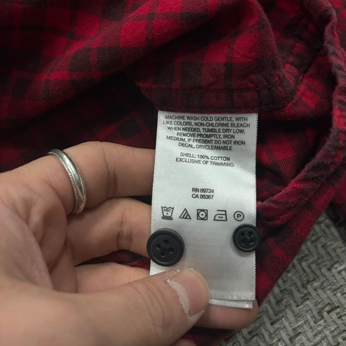 컬럼비아 체크 셔츠 v1341 상품이미지6