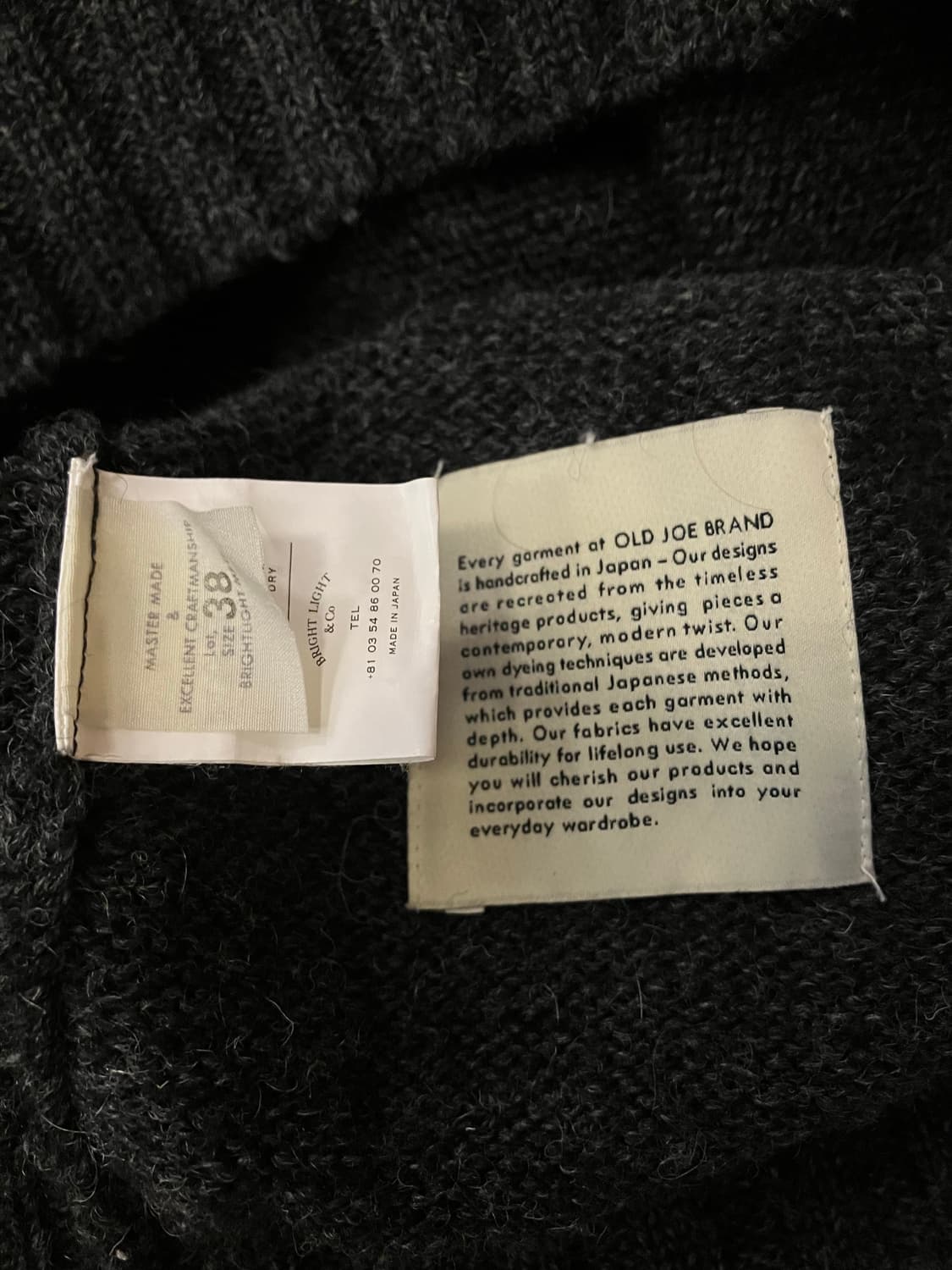 Old joe 올드조 - Tweedy Yarn Sweater 상품이미지5