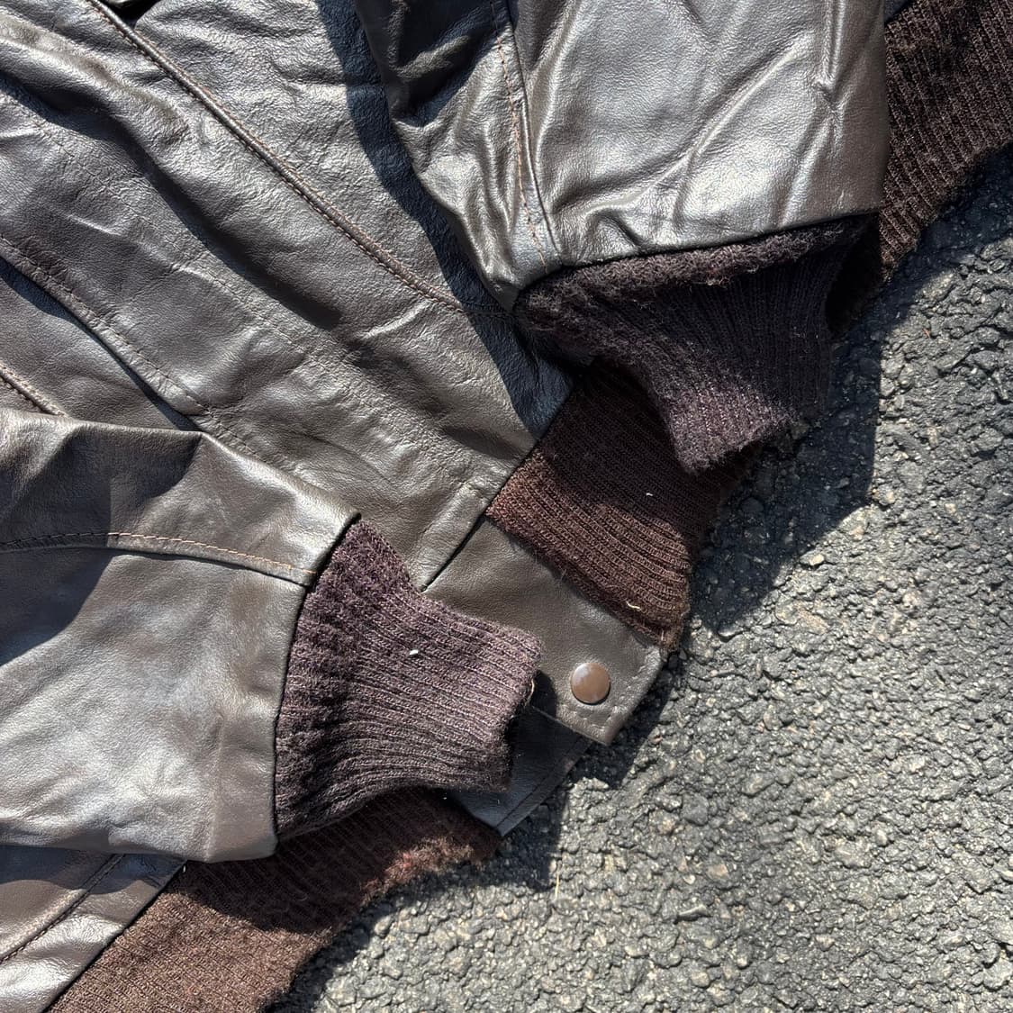 70년대 미국 시어스 더 레더샵 a-2 플라이트 자켓 상품이미지5