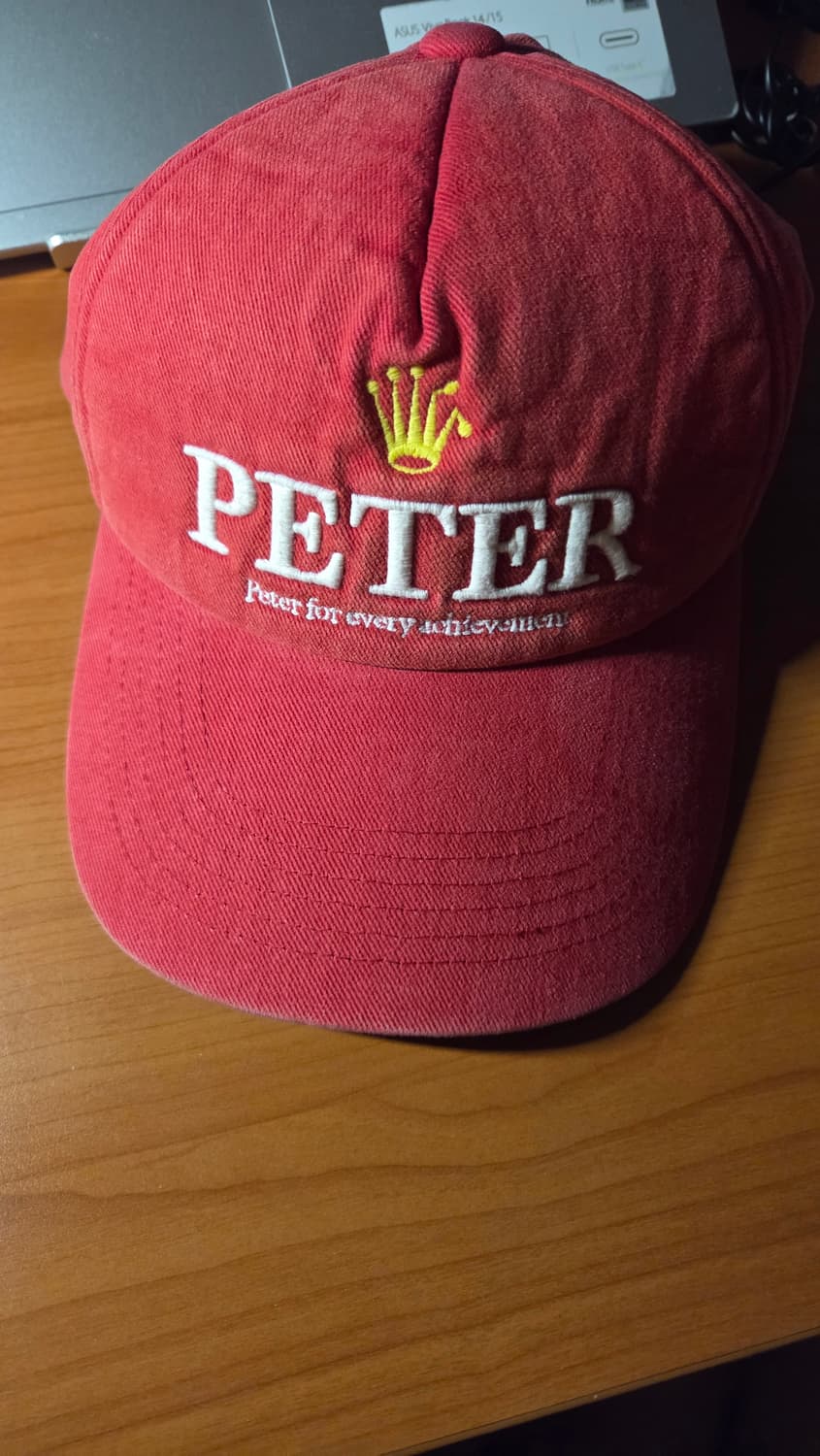 마이네임이즈피터 모자 레드 상품이미지1