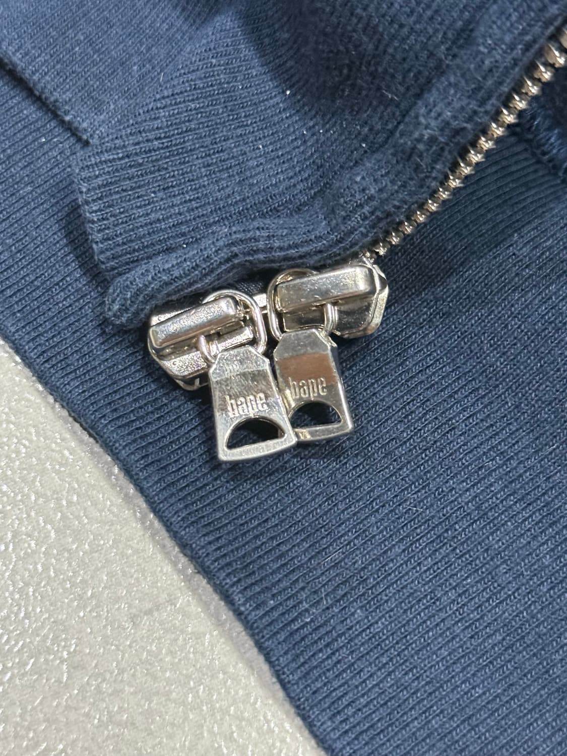 니고 시절 진짜 베이프 라인스톤 투웨이 민소매 후드 집업 베스트 자켓 상품이미지4