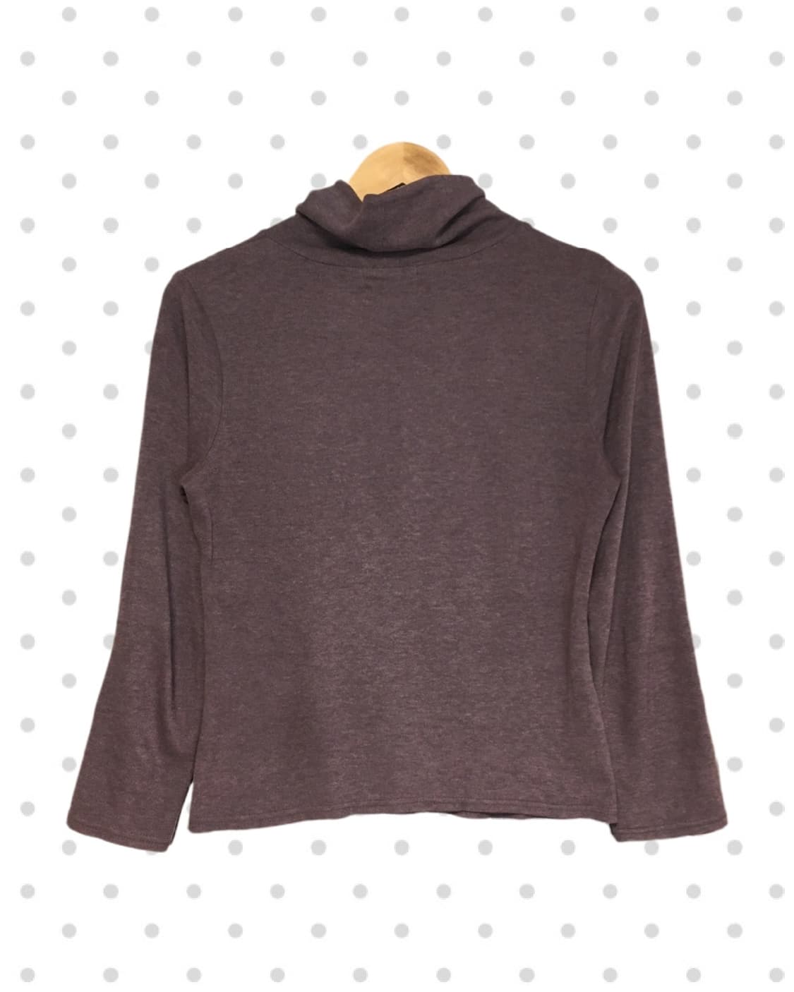 vintage soft turtle neck dusty purple 상품이미지5