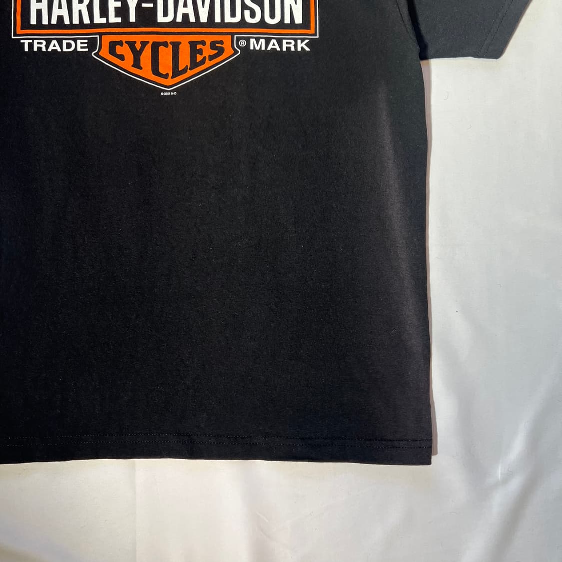 [M]할리 데이비슨 코리아 시그니처 빅로고 티셔츠 상품이미지4