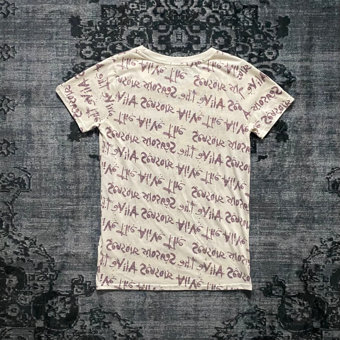 Skull Printed Punk T-Shirt 상품이미지2