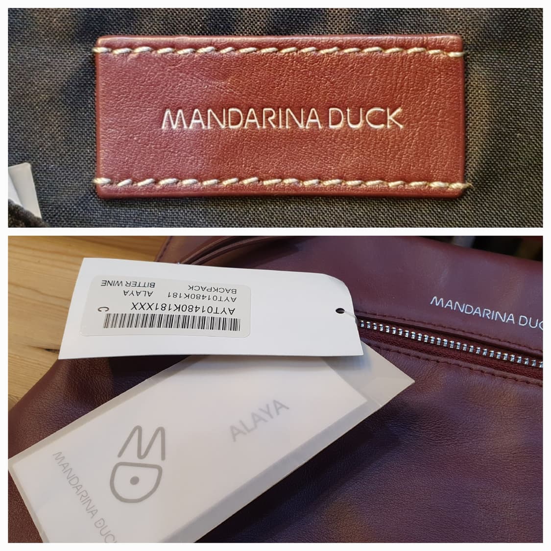 만다리나덕 레더 멀티백팩 상품이미지7