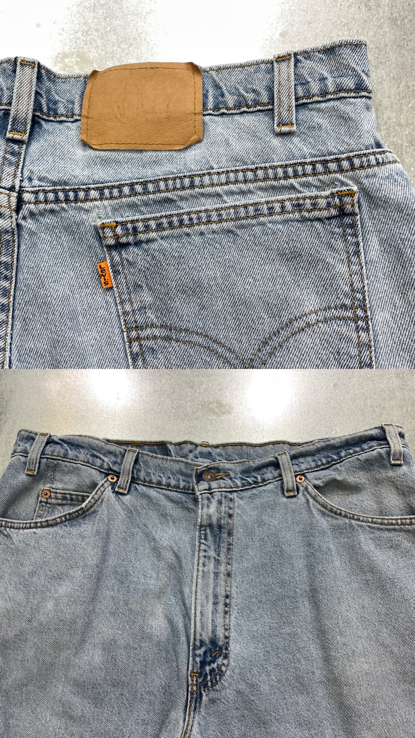 (36) 80~90s Levi's 리바이스 오렌지탭 데님 반바지 쇼츠 상품이미지8