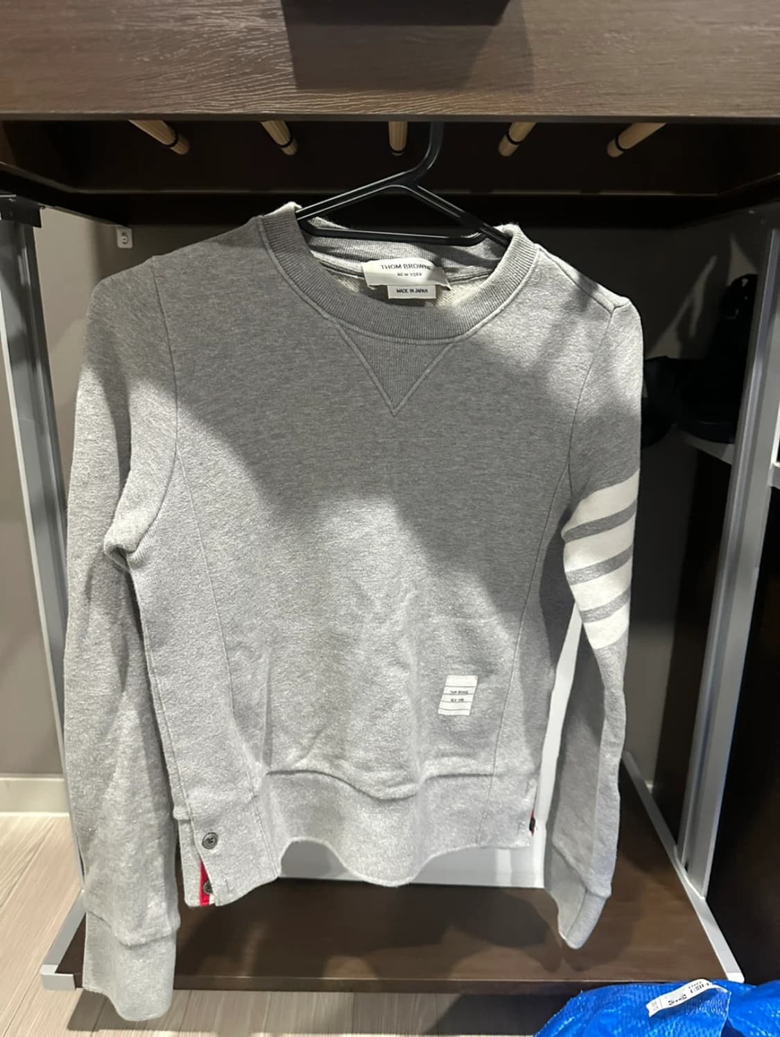 톰브라운 여성 그레이 맨투맨 00(xxs) 상품이미지1