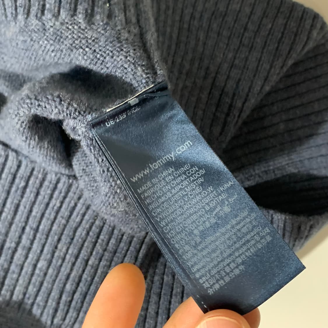 타미힐피거 램스울 니트 집업  상품이미지4