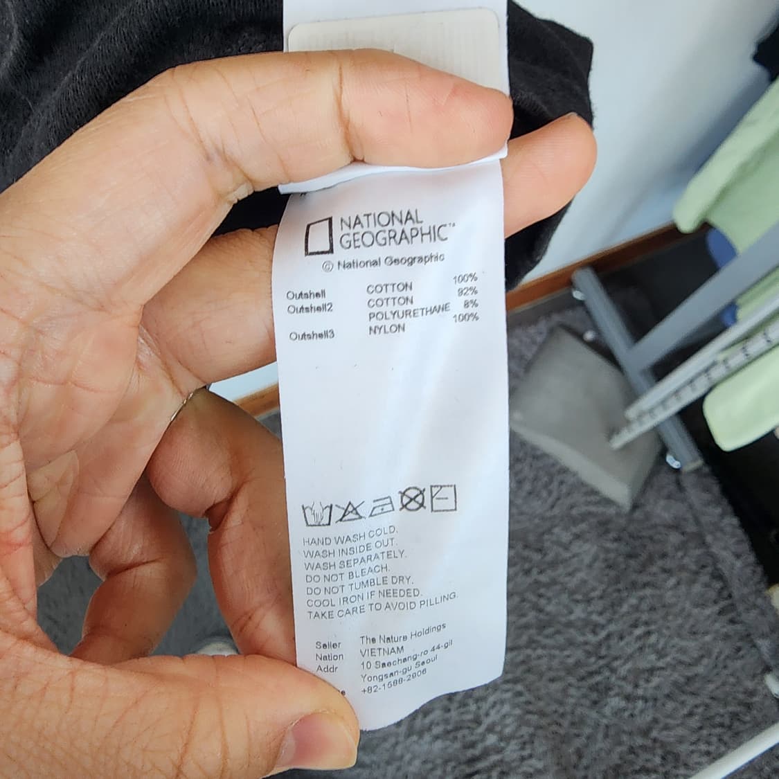 내셔널지오그래픽 키즈 포켓 긴팔 티셔츠 블랙 상품이미지8