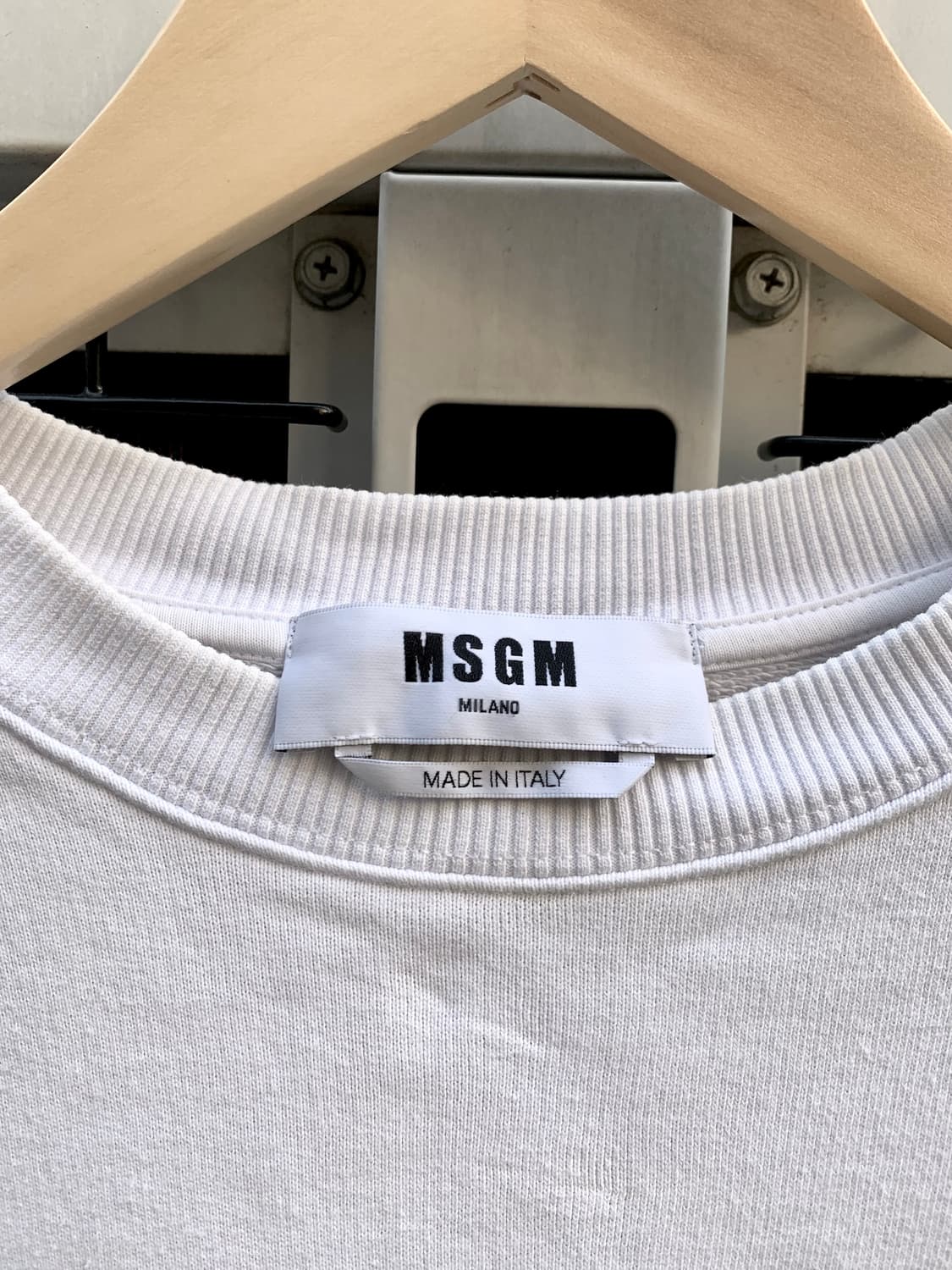 MSGM 맨투맨 (white) 상품이미지3