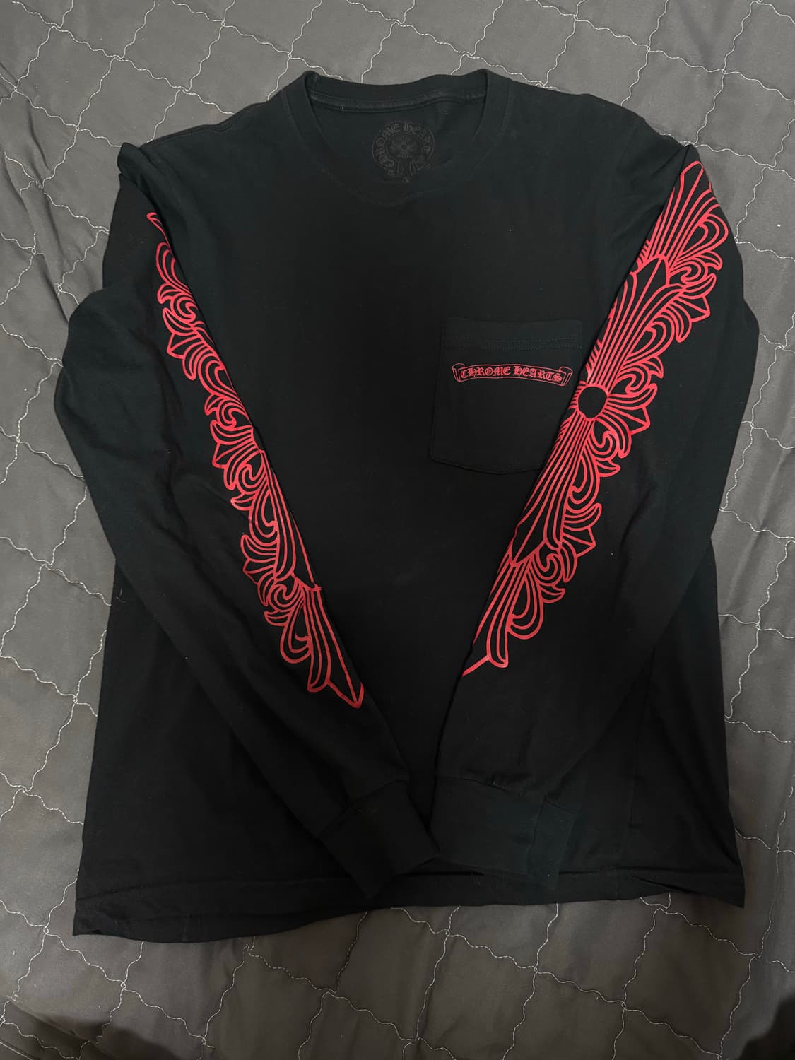 크롬하츠 롱슬리브 블랙레드  상품이미지1