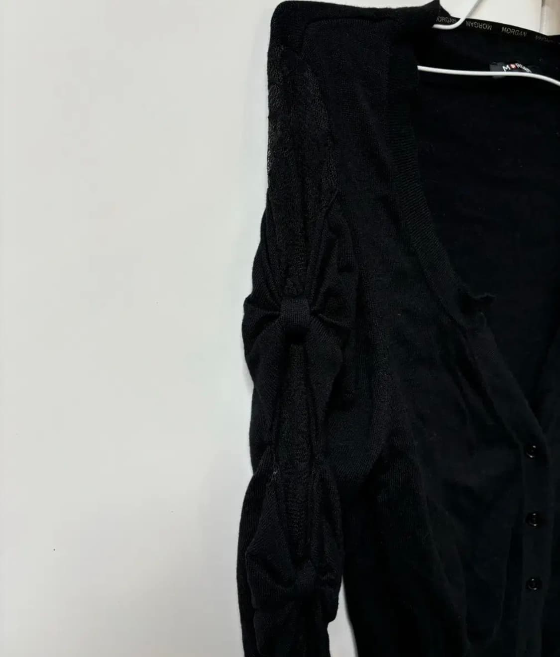 오네갸루 가디건 리본 시스루 레이스 나나 비비안웨스트우드깔 대장템 상품이미지2