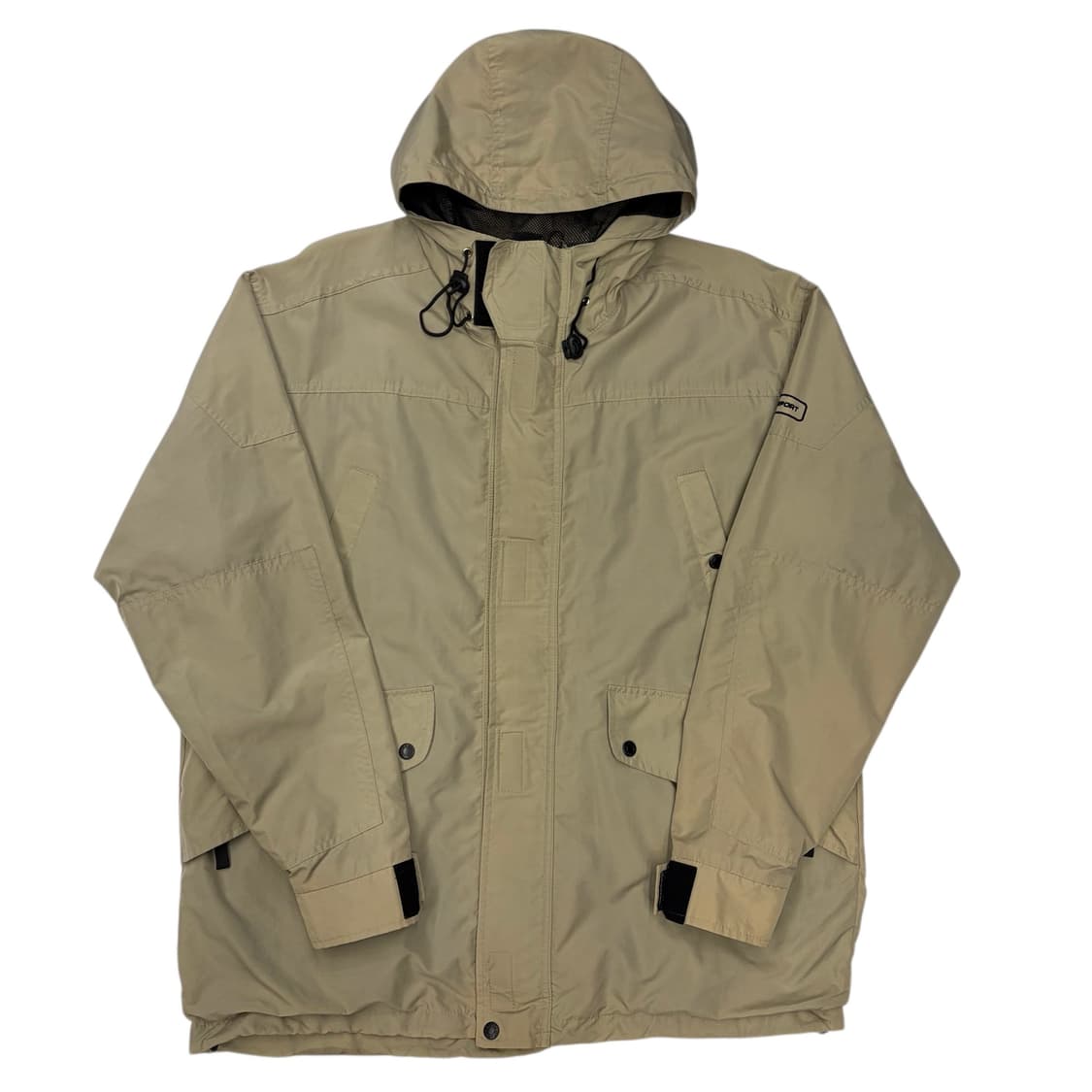 90s 폴로 스포츠 빈티지 베이지 후드 자켓 XL 상품이미지1