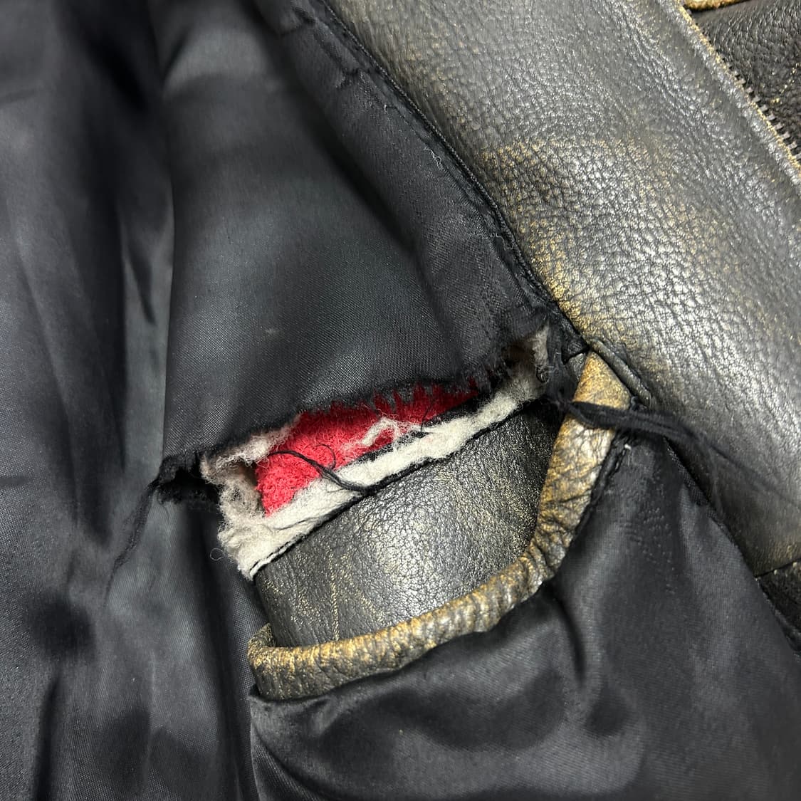 할리데이비슨 90s 빈티지 레더자켓(XL) 상품이미지9