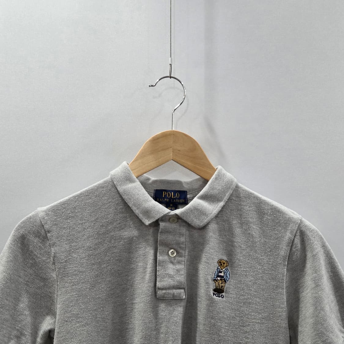 폴로랄프로렌 키즈 폴로베어 피케 카라티 그레이 M/10/12 상품이미지2