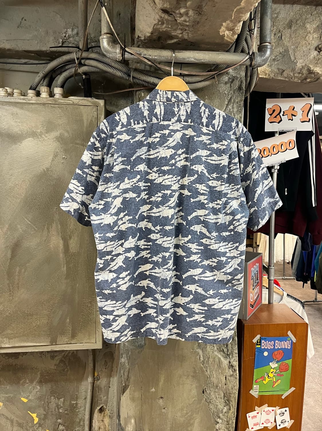 챕스 랄프로렌 포켓 패턴 반팔 셔츠 블루 L #csz3713 상품이미지2