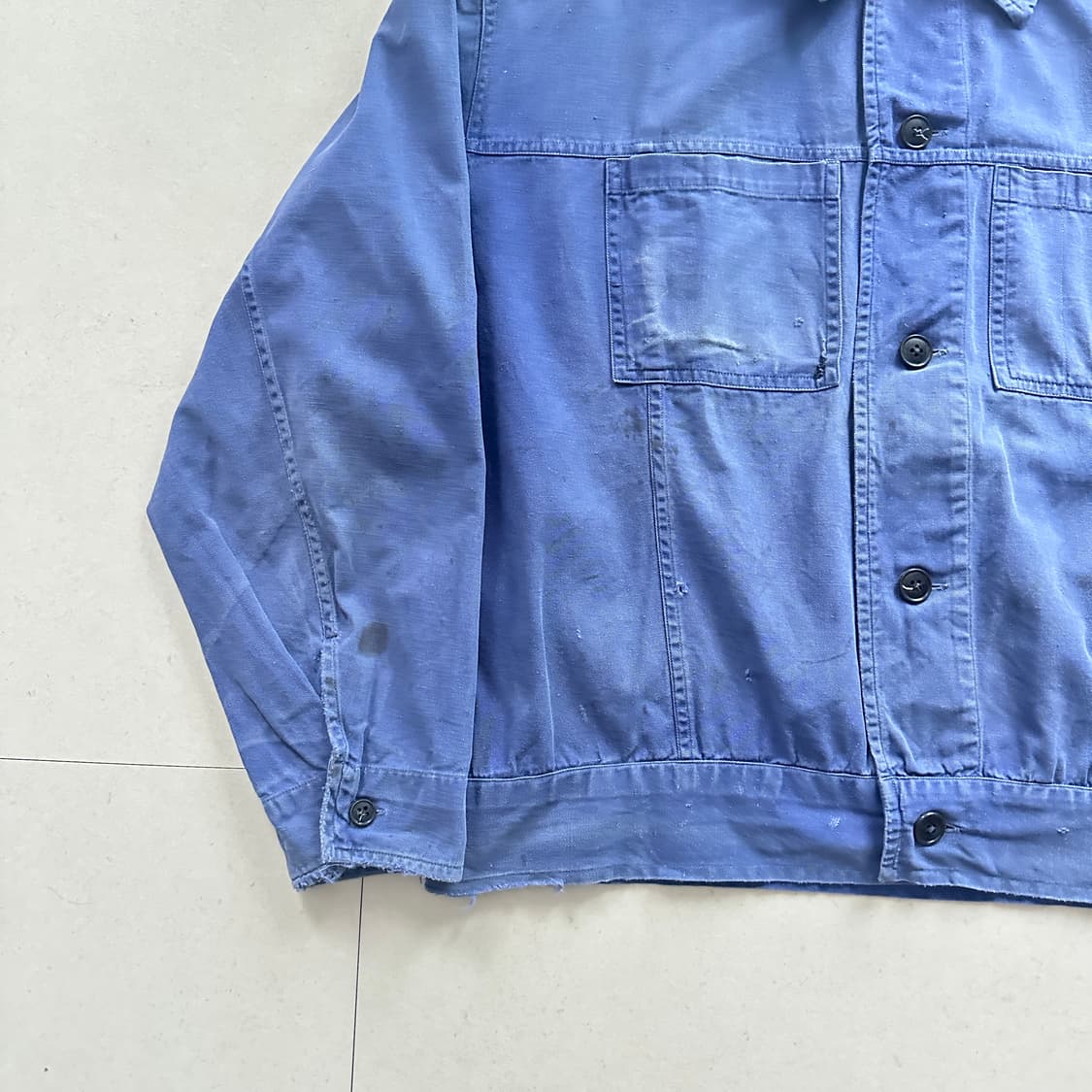 80s 프렌치 메카닉 워크 자켓 105 사이즈 상품이미지4
