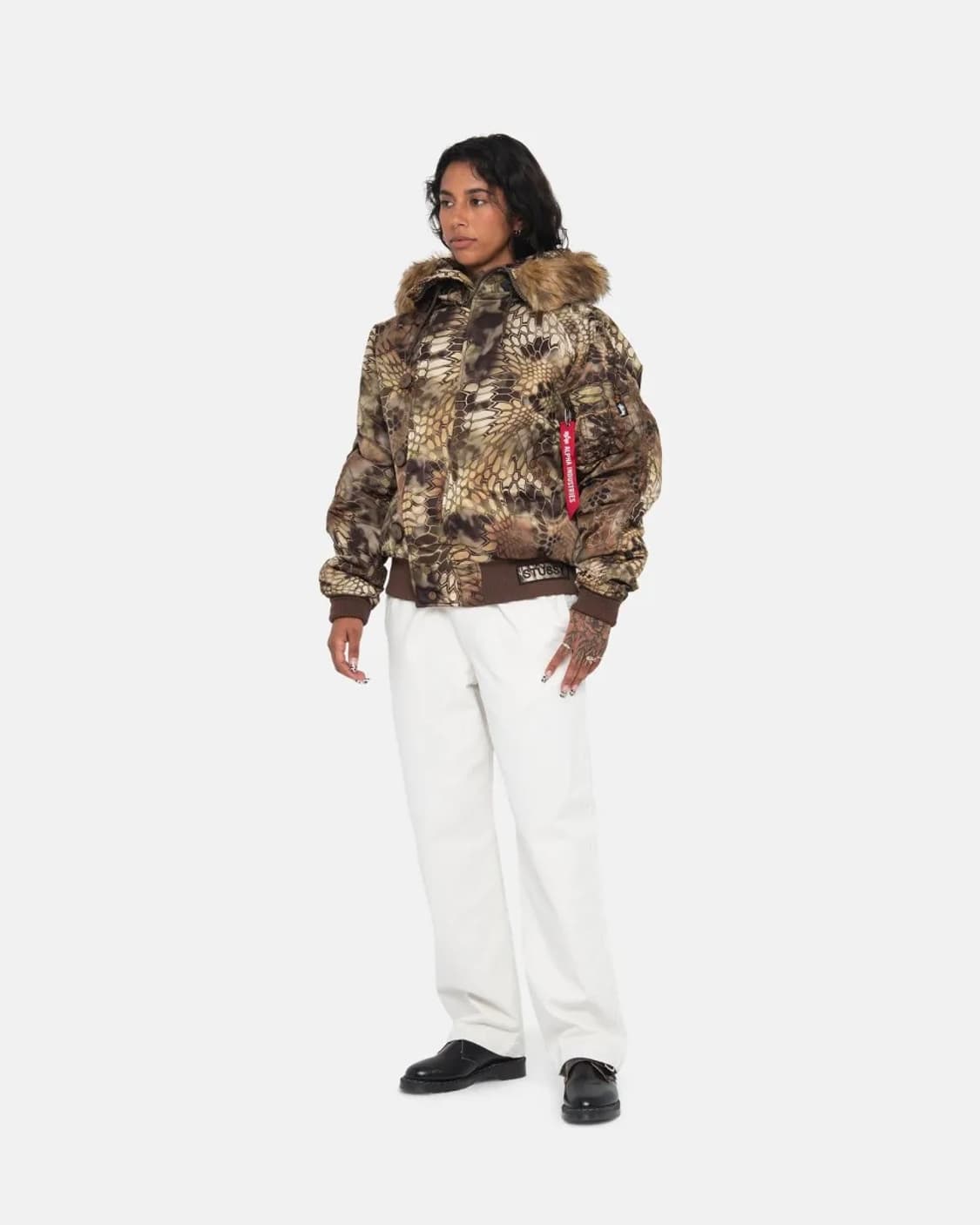 (새상품)스투시 X 알파인더스트리 N2B m사이즈 상품이미지9