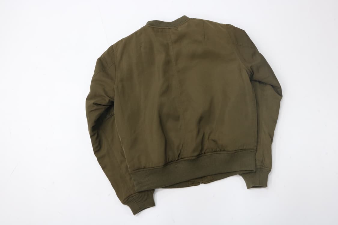 빈티지 카키 MA-1 항공 점퍼 (M) 상품이미지6