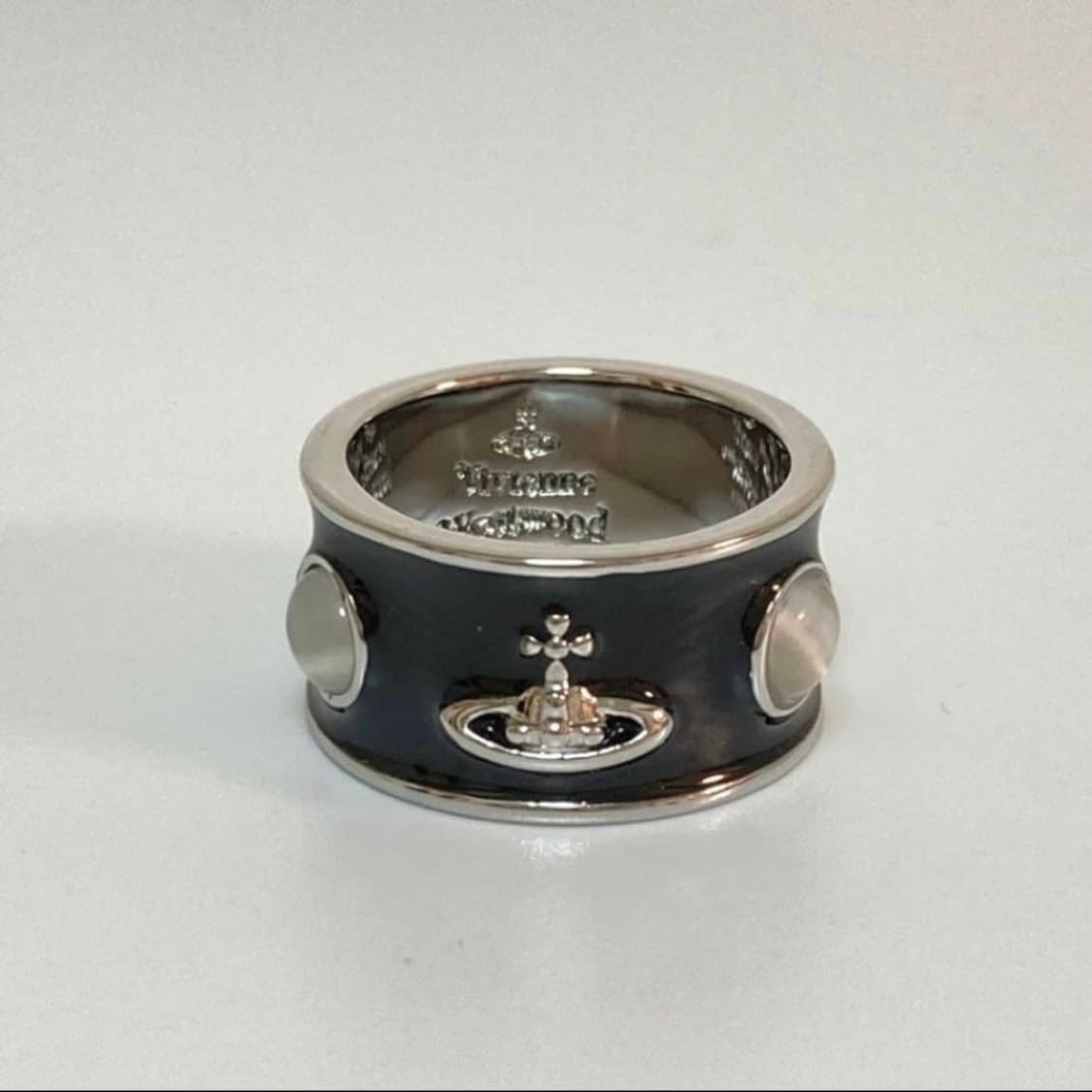 비비안웨스트우드 아카이브 블랙원석링 반지 상품이미지4