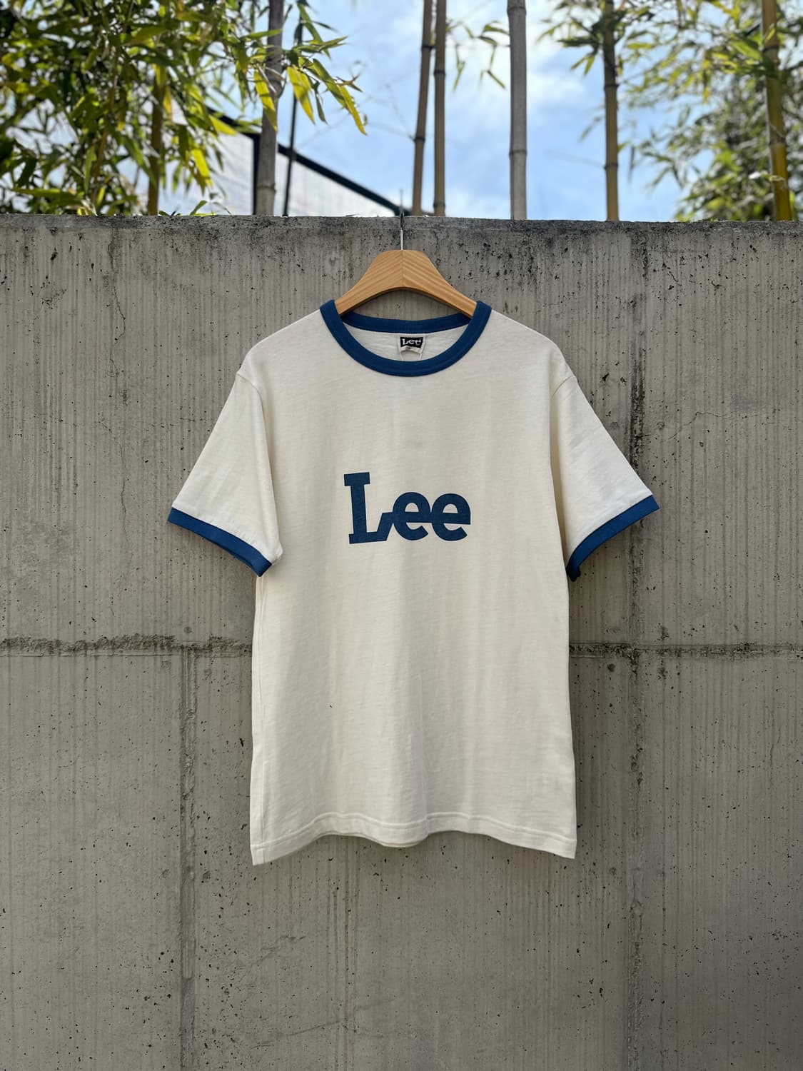 Lee 배색 링거 반팔티 상품이미지1