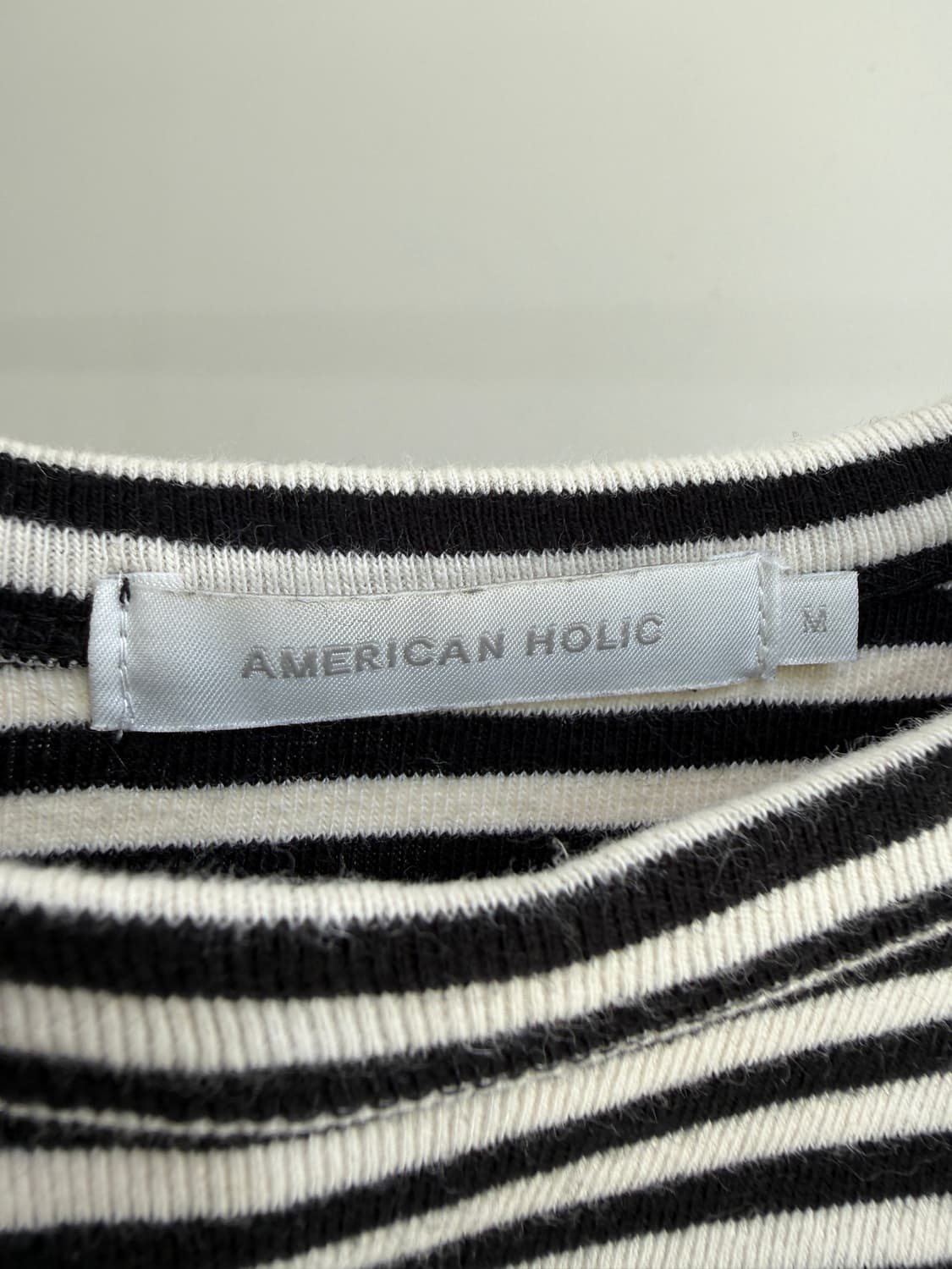 AMERICAN HOLIC 스트라이프 반팔티셔츠  상품이미지6