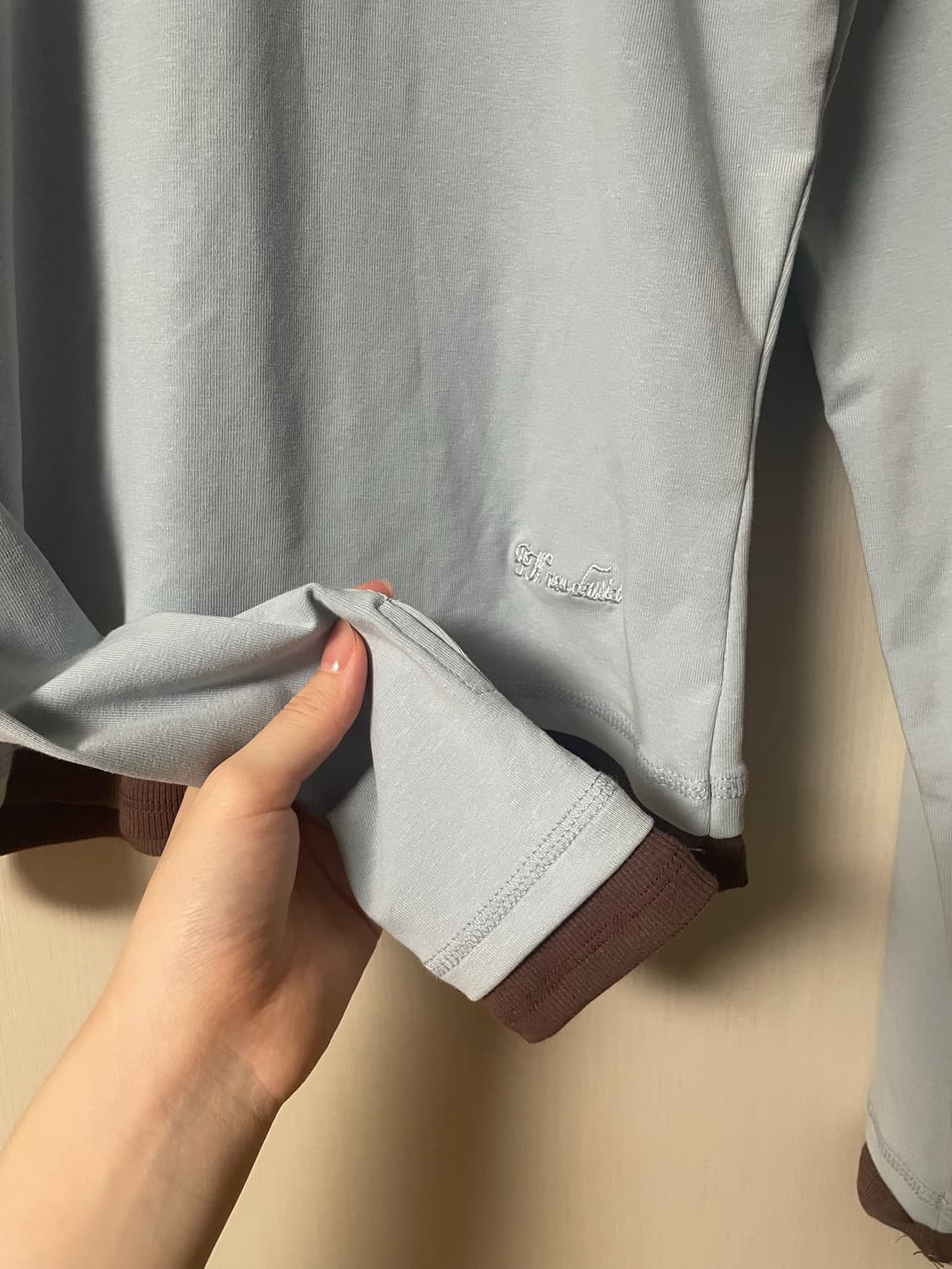 파르티멘토 우먼 레이어드 롱 슬리브 티(새상품) 상품이미지3