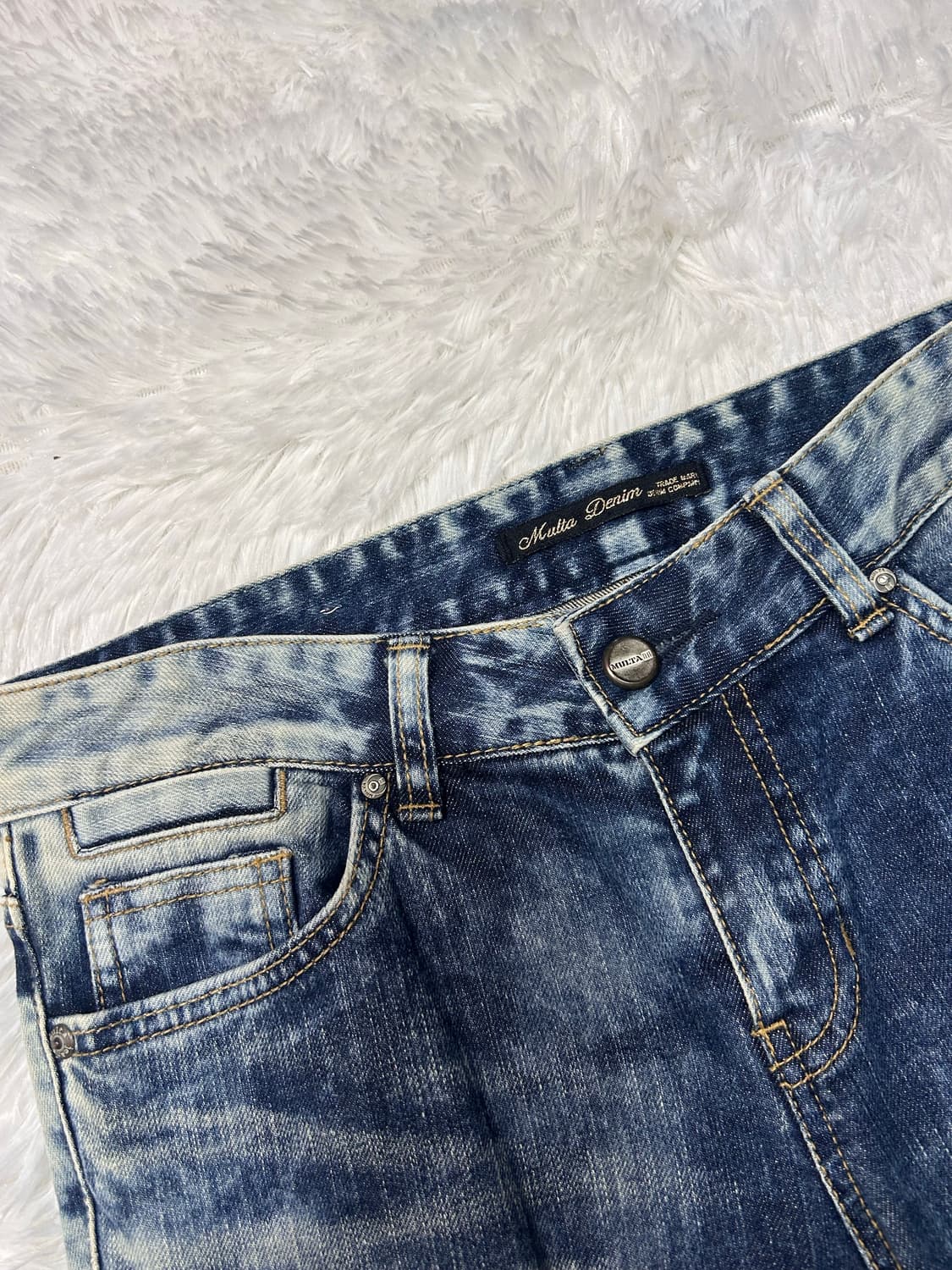ice distressed washing denim 상품이미지2