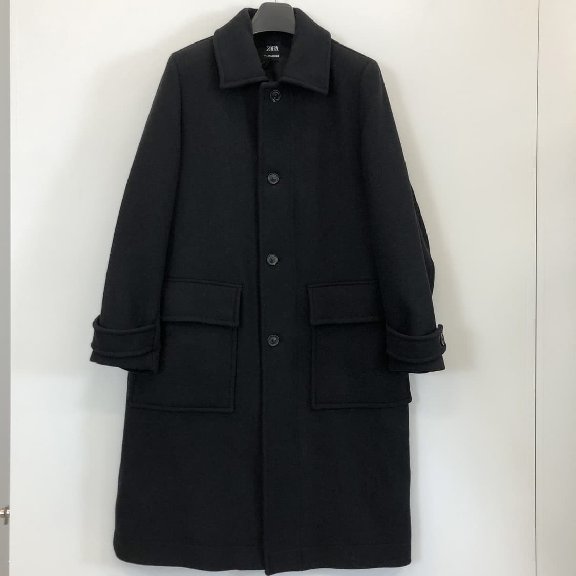 자라 INDITEX 발마칸 코트 L 블랙  상품이미지1