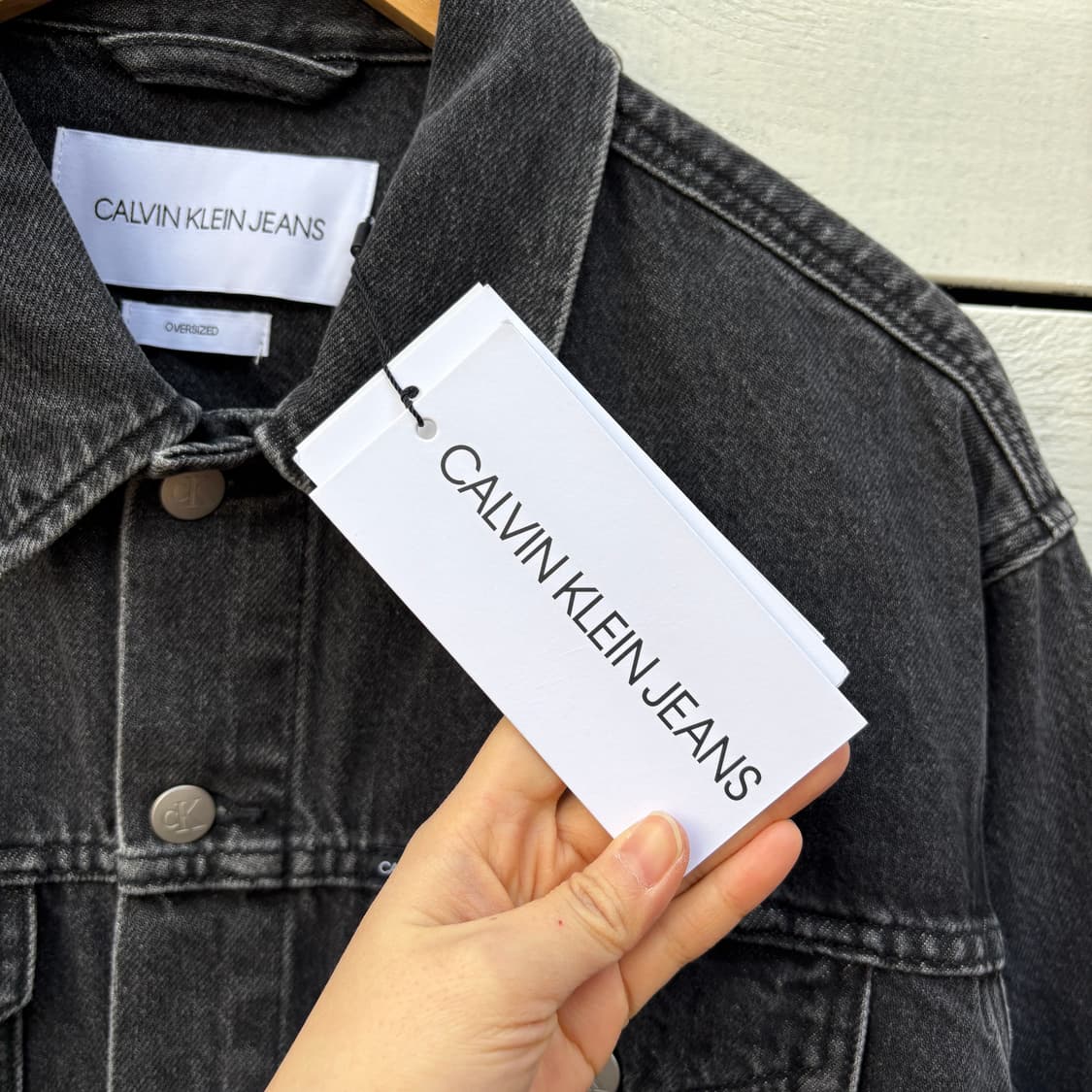 Calvin Klein 캘빈클라인 데님 자켓 (새상품) 상품이미지4