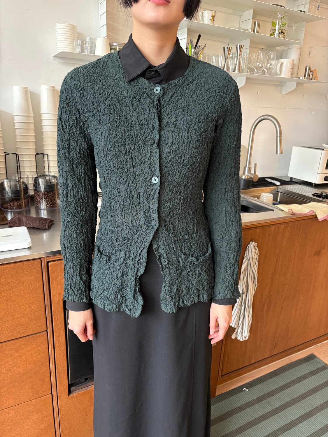 me Issey Miyake  플리츠 가디건 상품이미지1