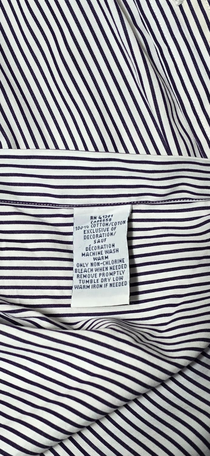 랄프로렌 스트라이프 셔츠  슬림핏 110  상품이미지4