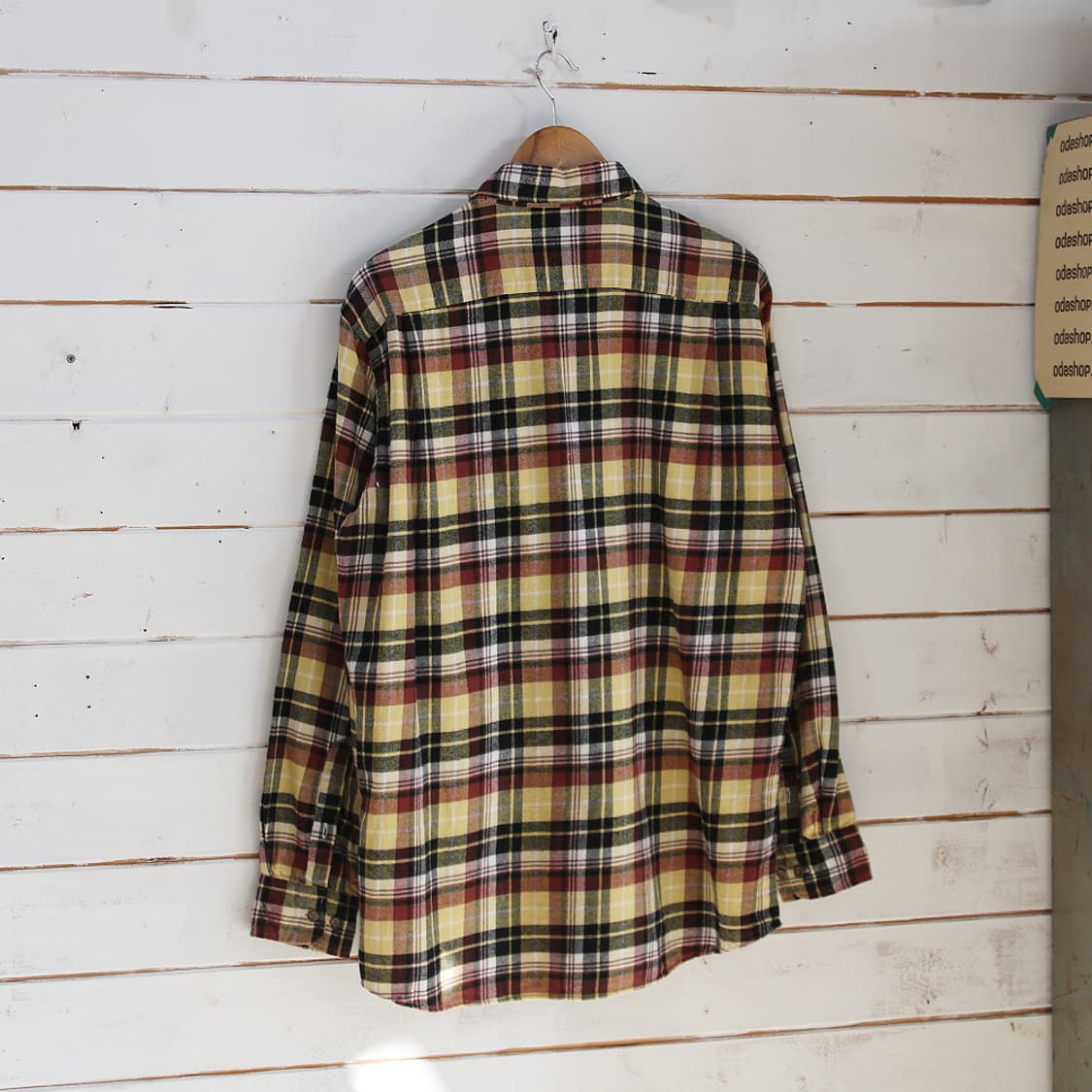 (착용컷) 유니클로 체크 셔츠 (남성용 105) 상품이미지2