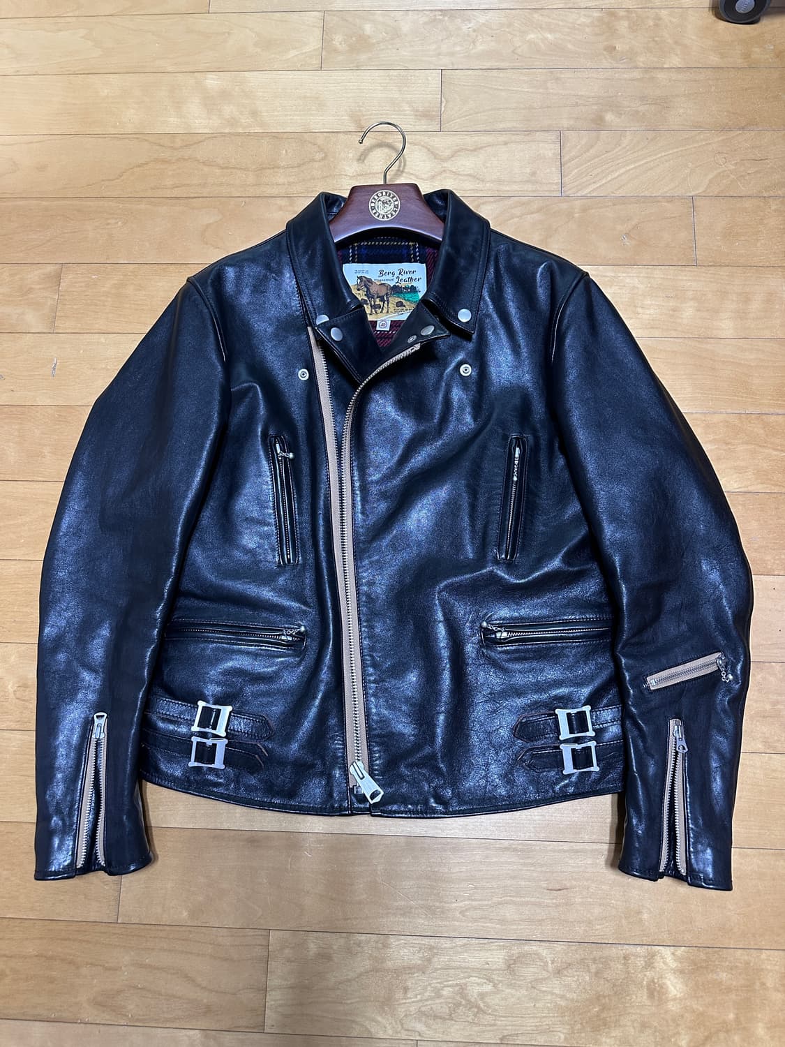Berg river 버그리버 391 말가죽 라이더 자켓 상품이미지9