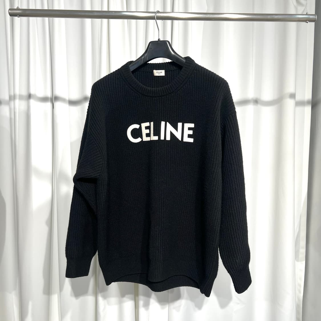 (105) 셀린느 리브드 울니트 오버핏 상품이미지1