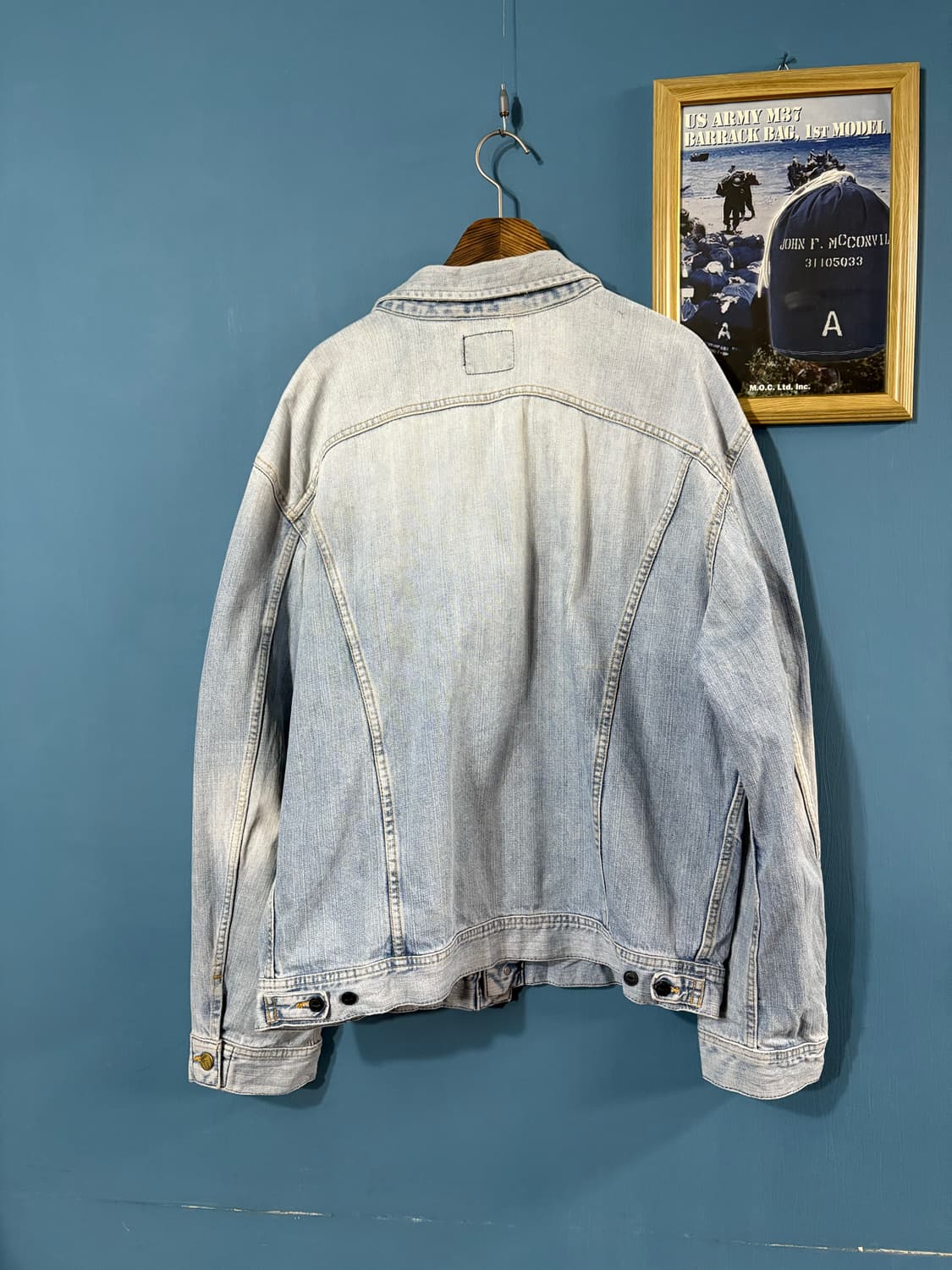 80-90s Lee patd-153436 denim jacket.  상품이미지10