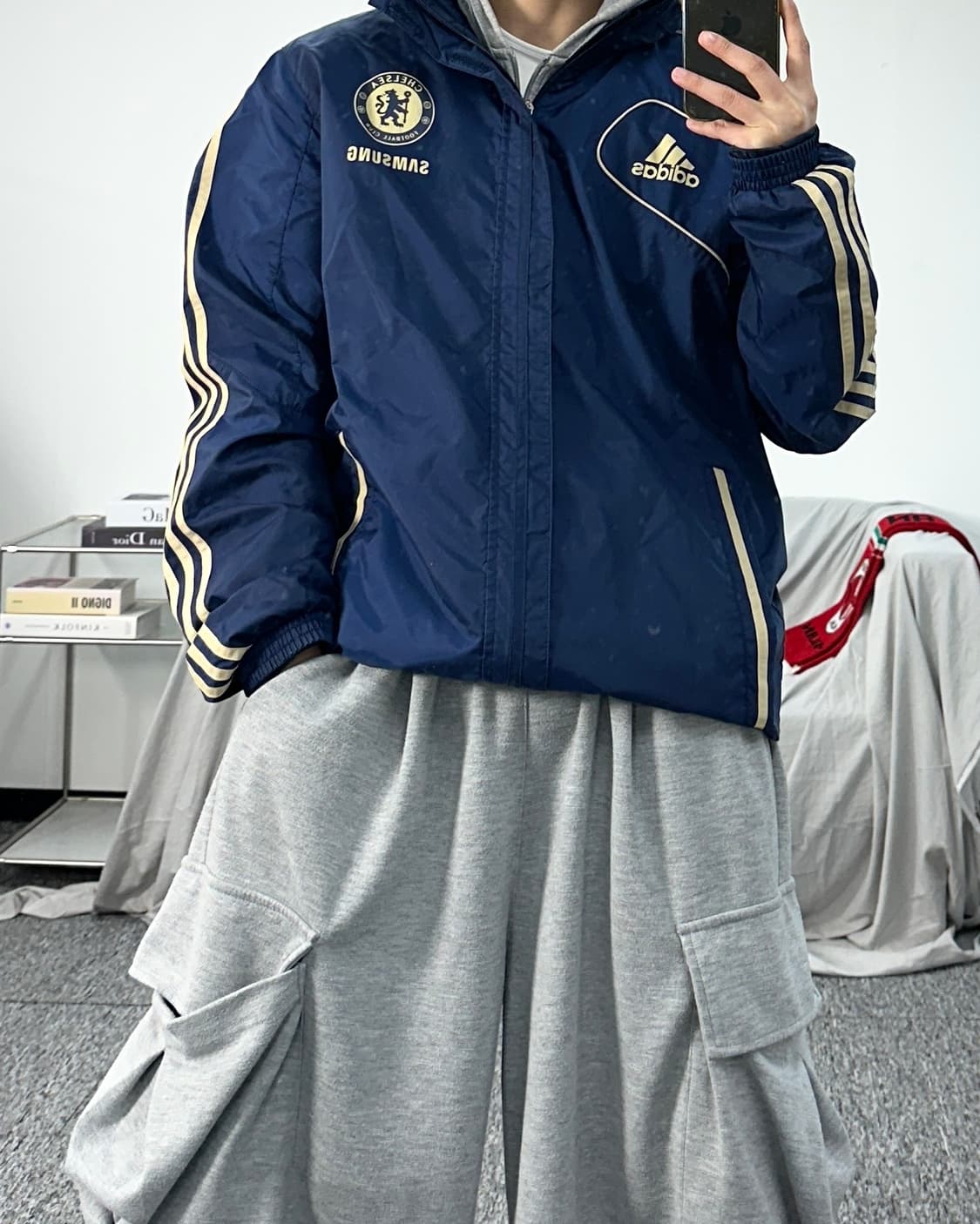 아디다스 12-13 첼시 바람막이 L 상품이미지3