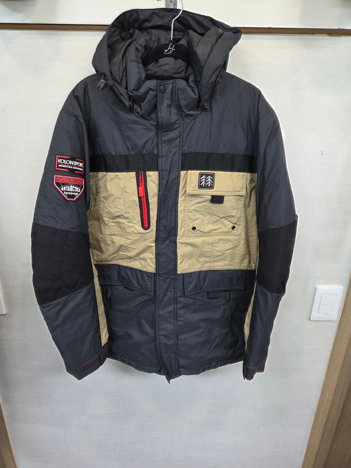 코오롱스포츠 안타티카 투웨이 경량 패딩 L 상품이미지1