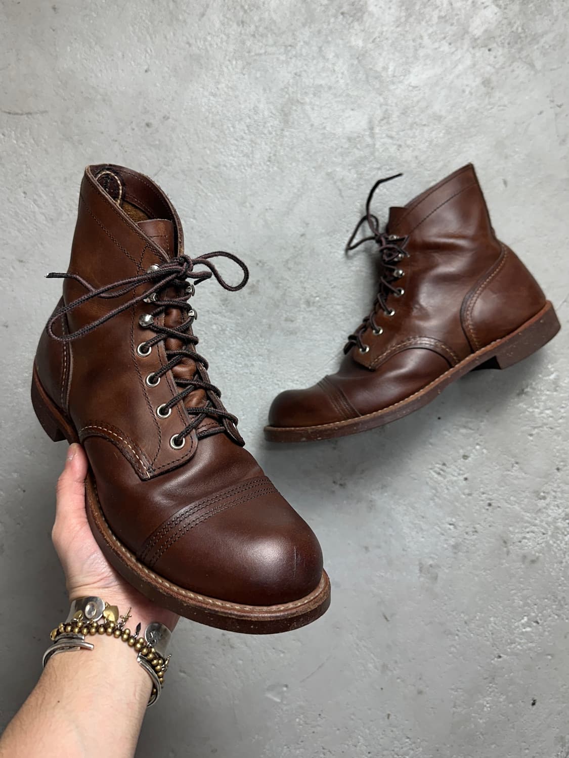 OG USA Made 레드윙 8111 아이언레인저 워크 부츠 상품이미지1