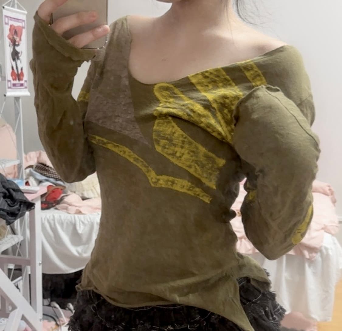 와투케 그런지 빈티지 롱슬리브  상품이미지1